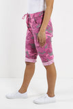 Plus Size Italian Camouflage Magic Chino Shorts For Women  - Dropwear