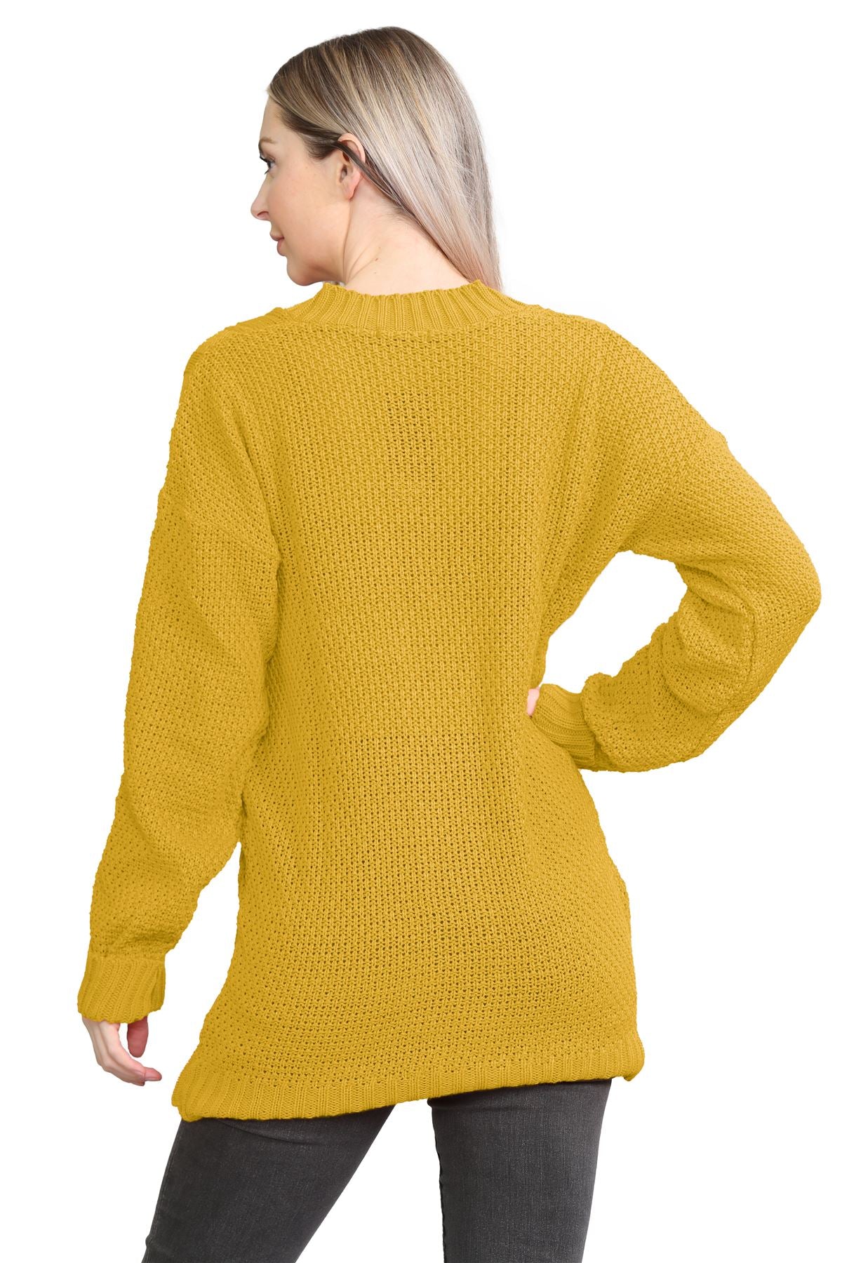 Royal Cable Knitted Button Cardigan For Women 8-10 - Dropwear