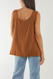 Double Layer Scoop Vest For Women  - Dropwear