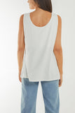 Double Layer Scoop Vest For Women  - Dropwear