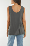 Double Layer Scoop Vest For Women  - Dropwear