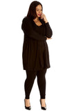 Red Plus Size Lace Back Open Pleated Cardigan For Women 16-18 - Dropwear