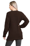 Cable Knitted Button Cardigan For Women  - Dropwear