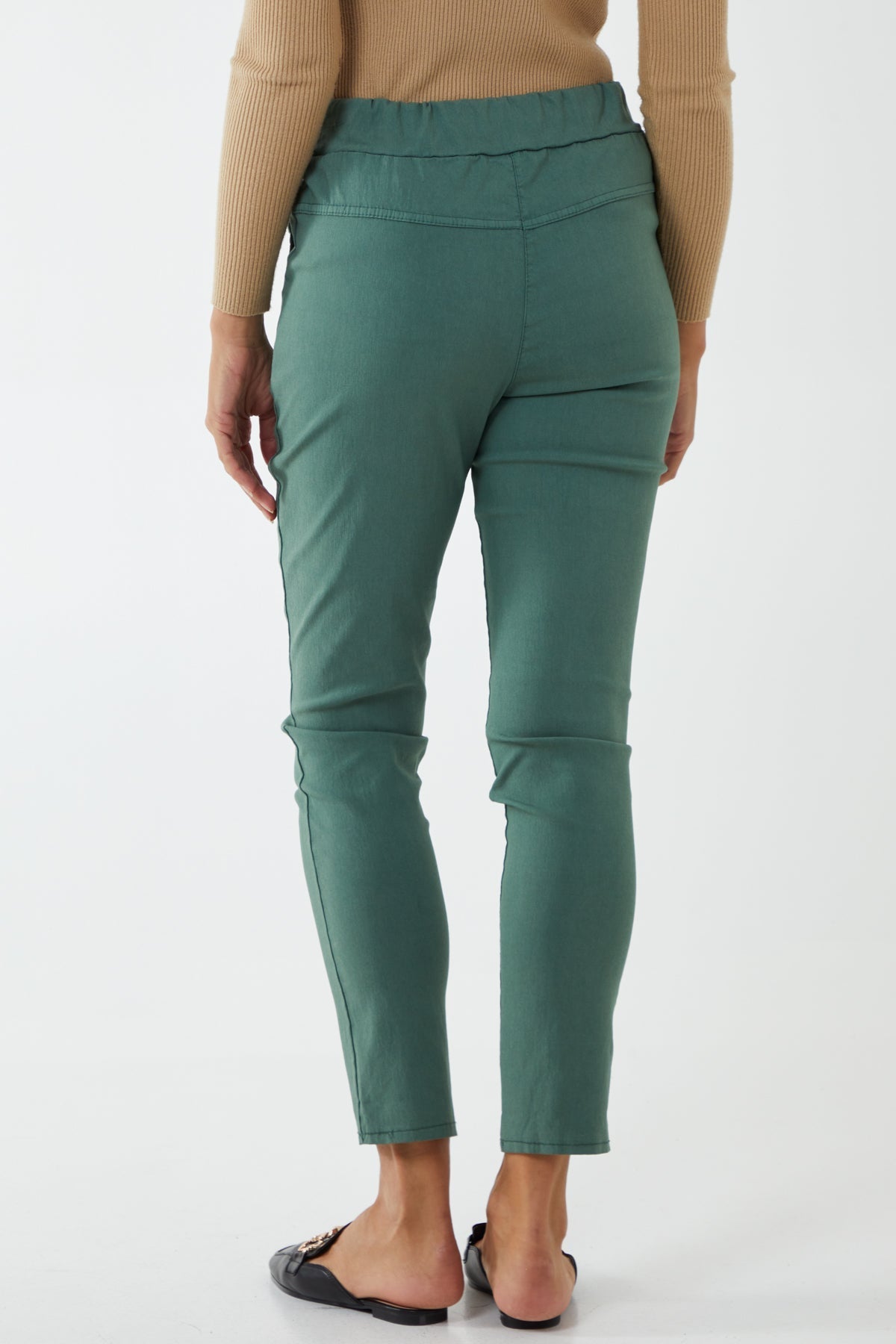 Magic Plain Smart Non-Crush Trouser For Women  - Dropwear