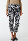 Magic Super Stretch Leopard Print Trousers For Women  - Dropwear