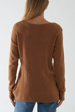 Ribbed Star Jumper For Women  - Dropwear