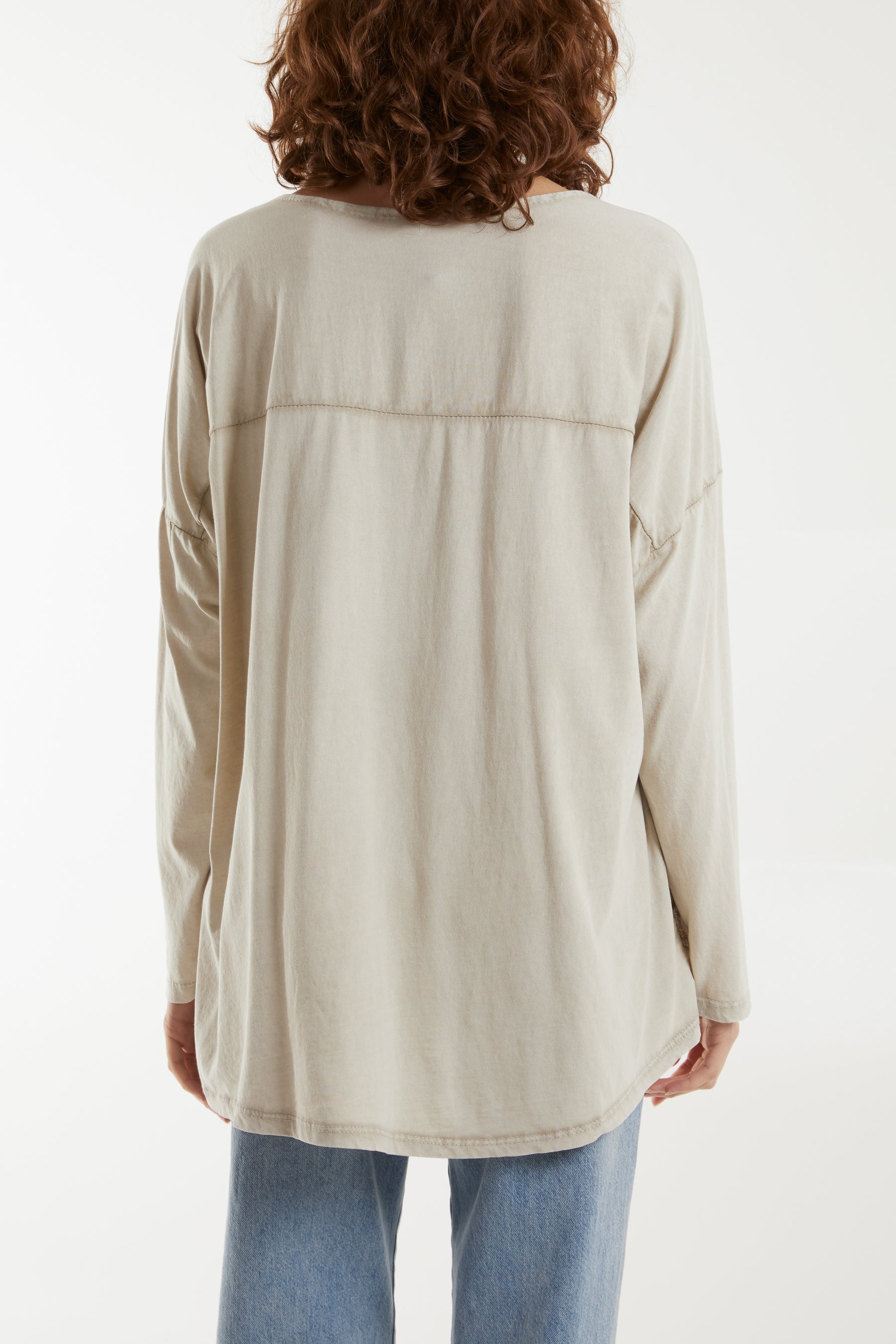 Flocking Double Star Top For Women  - Dropwear