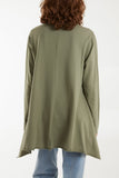 Black Oversized Long Top For Women ONE SIZE - Dropwear