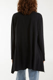 Light Blue Oversized Long Top For Women ONE SIZE - Dropwear