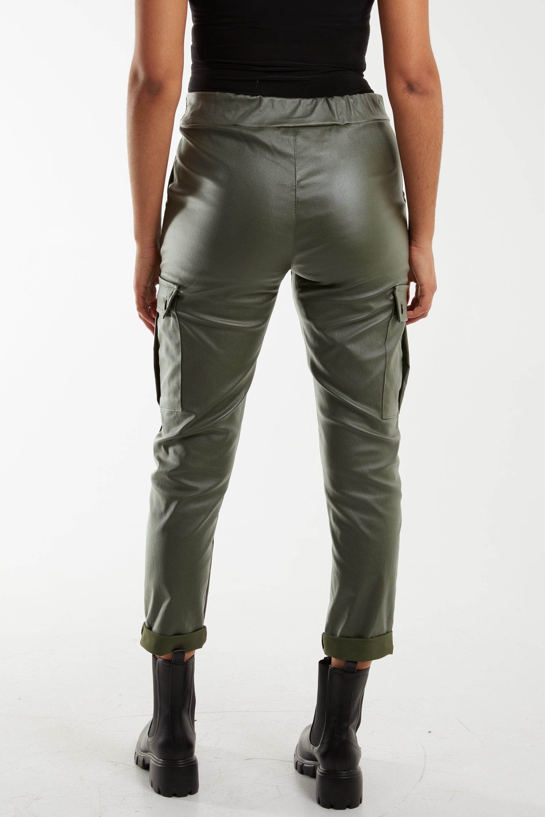 Magic Super Stretch PU Coated Cargo Trouser For Women  - Dropwear