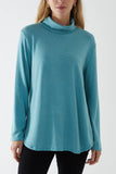 Roll Neck Fine Knit Jumper For Women  - Dropwear