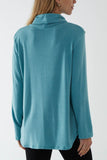 Roll Neck Fine Knit Jumper For Women  - Dropwear