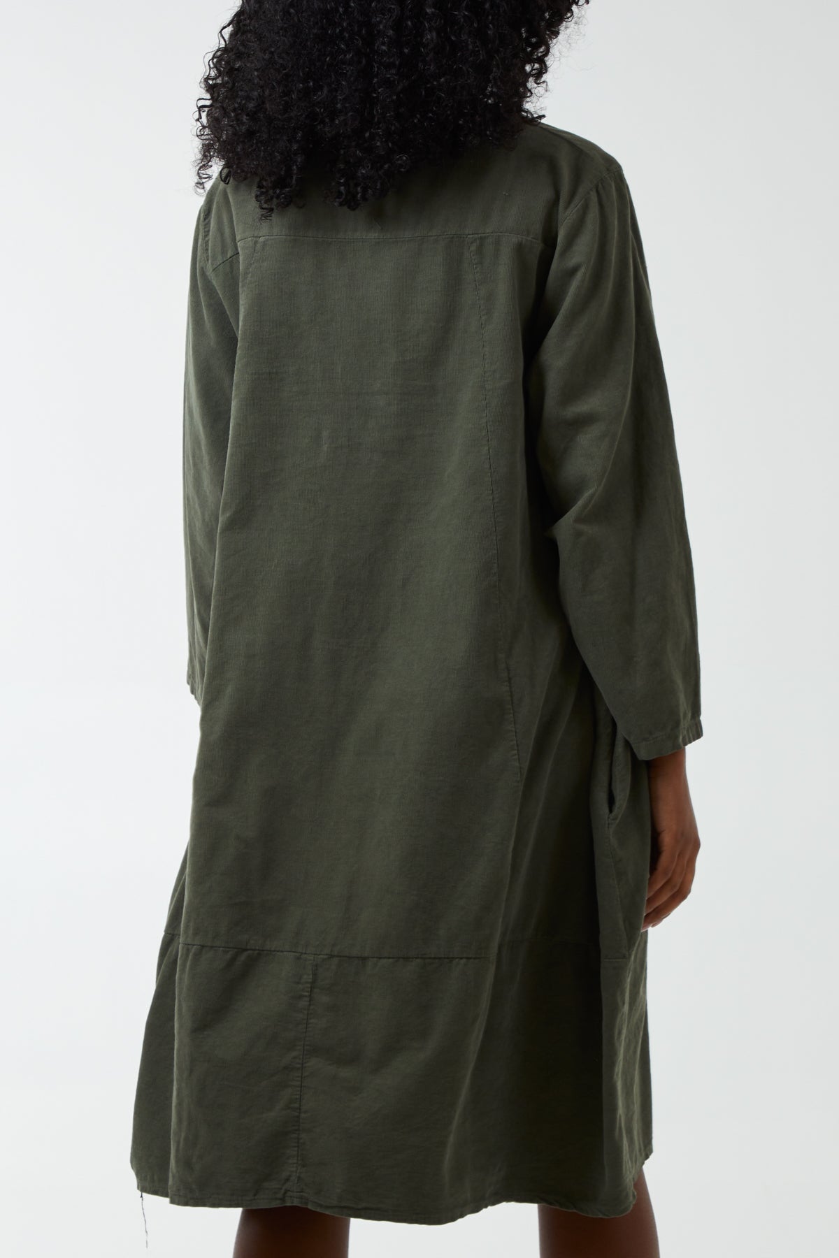 Chocolate Baby Corduroy Pocket Dress For Women ONE SIZE - Dropwear