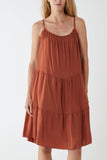 Cami Strap Tiered Smock Dress For Women  - Dropwear