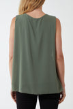 Pleated Necklace Vest For Women  - Dropwear