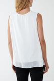Pleated Necklace Vest For Women  - Dropwear