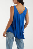 Tassel Hem V-Neck Vest For Women  - Dropwear