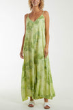 Smoky Print Cami Relaxed Fit Jumpsuit For Women  - Dropwear