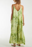 Smoky Print Cami Relaxed Fit Jumpsuit For Women  - Dropwear