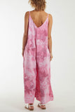 Smoky Print Cami Relaxed Fit Jumpsuit For Women  - Dropwear