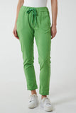 Magic Plain Super Stretch Crushed Trousers For Women  - Dropwear
