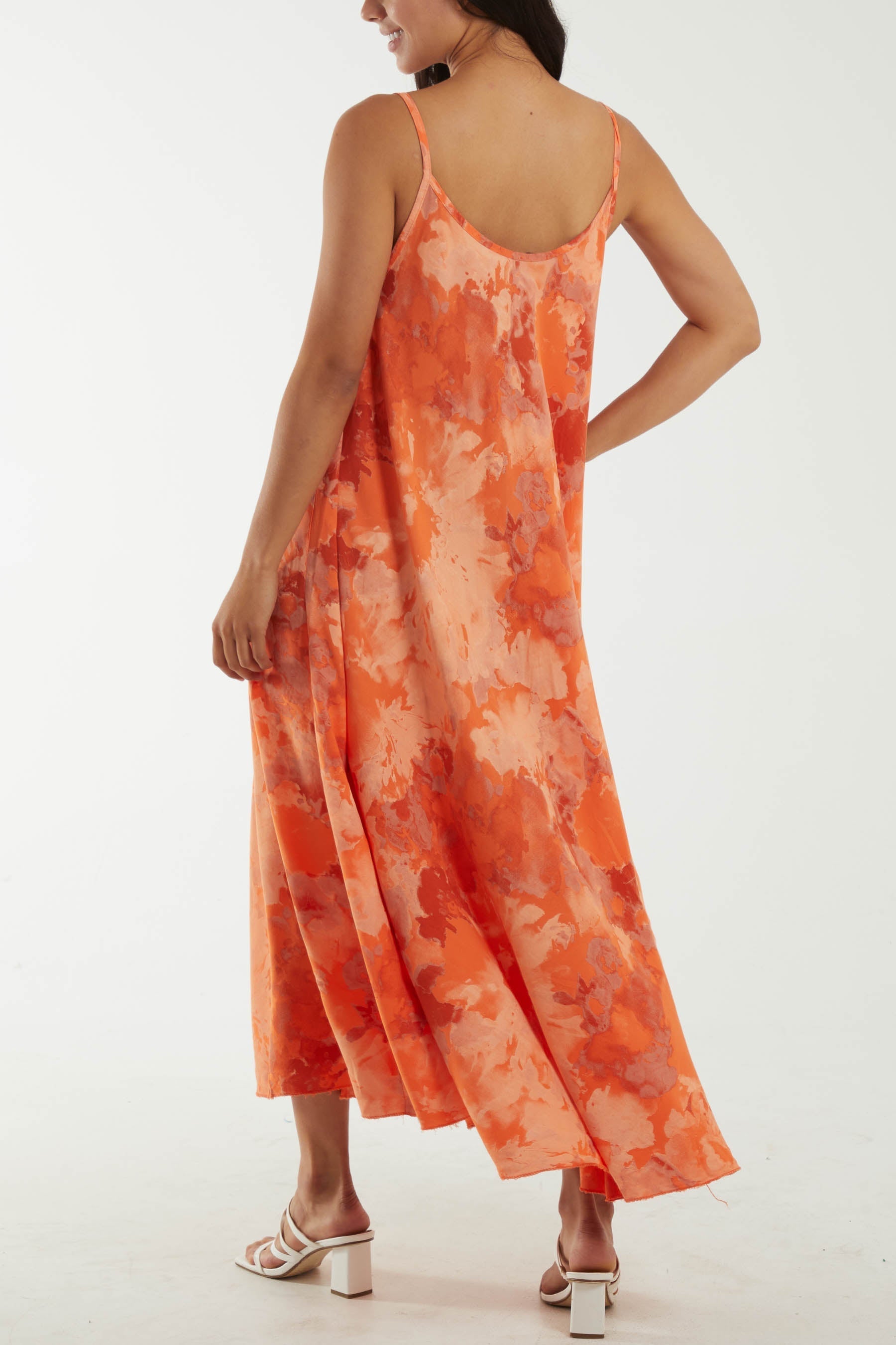 Smoky Print Cami Relaxed Fit Jumpsuit For Women  - Dropwear