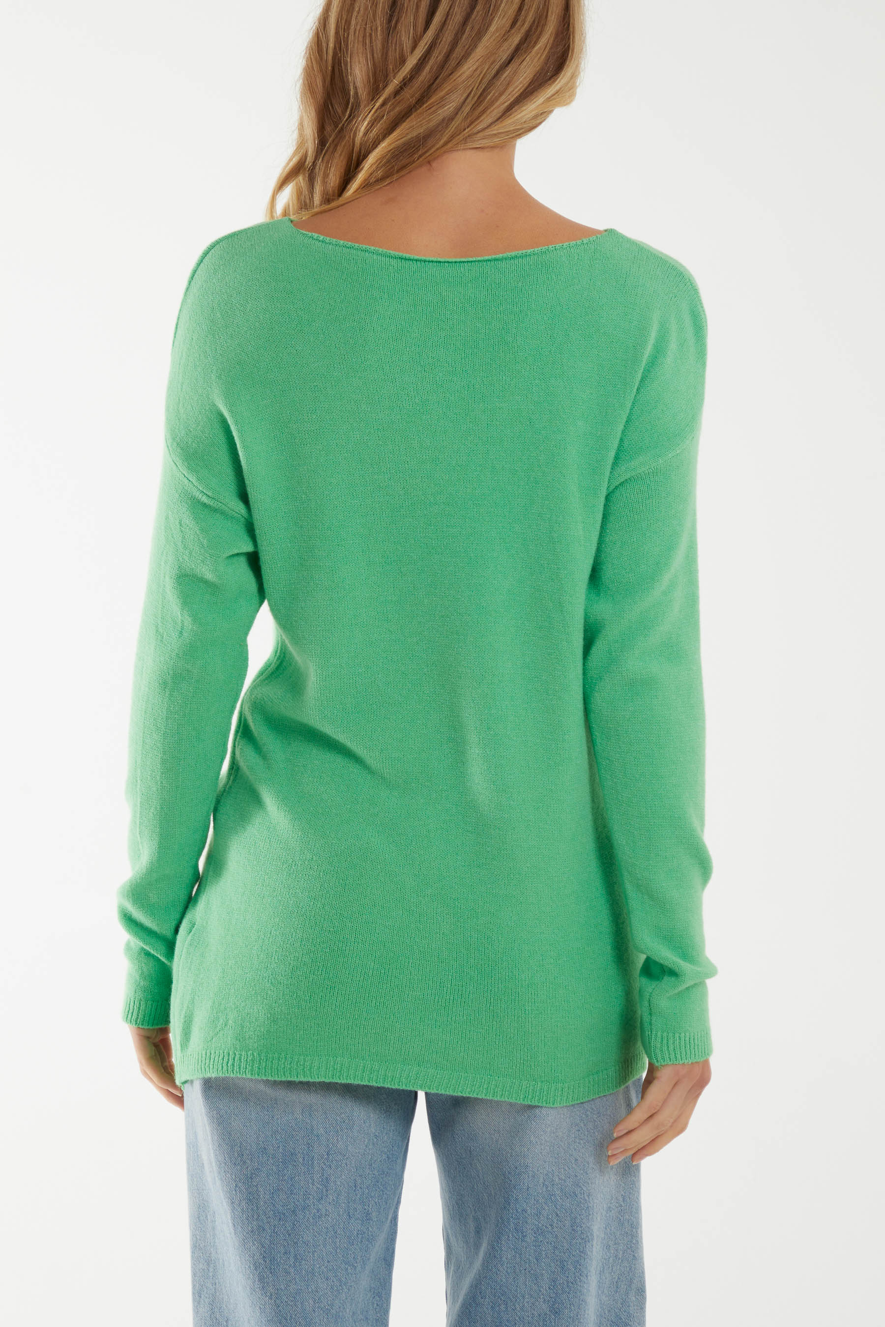 Ribbed Star Jumper For Women  - Dropwear