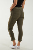 Magic Drawstring Pockets Crushed Trouser For Women  - Dropwear