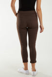 Magic Drawstring Pockets Crushed Trouser For Women  - Dropwear