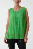 Pleated Necklace Vest For Women  - Dropwear