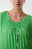 Pleated Necklace Vest For Women  - Dropwear