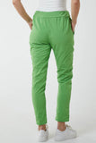 Magic Plain Super Stretch Crushed Trousers For Women  - Dropwear