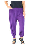 Rust Plus Size Harem Trousers Full Length For Women 16-18 - Dropwear