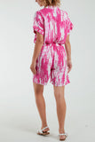 Jade Tie Dye Co-Ord Set with Shorts For Women ONE SIZE - Dropwear