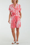 Black Tie Dye Co-Ord Set with Shorts For Women ONE SIZE - Dropwear