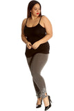 Sequin Stretch Leggings For Women  - Dropwear