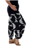 Letters Plus Size Love Letters Print Harem Trouser For Women 16-18 - Dropwear