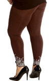 Sequin Stretch Leggings For Women  - Dropwear