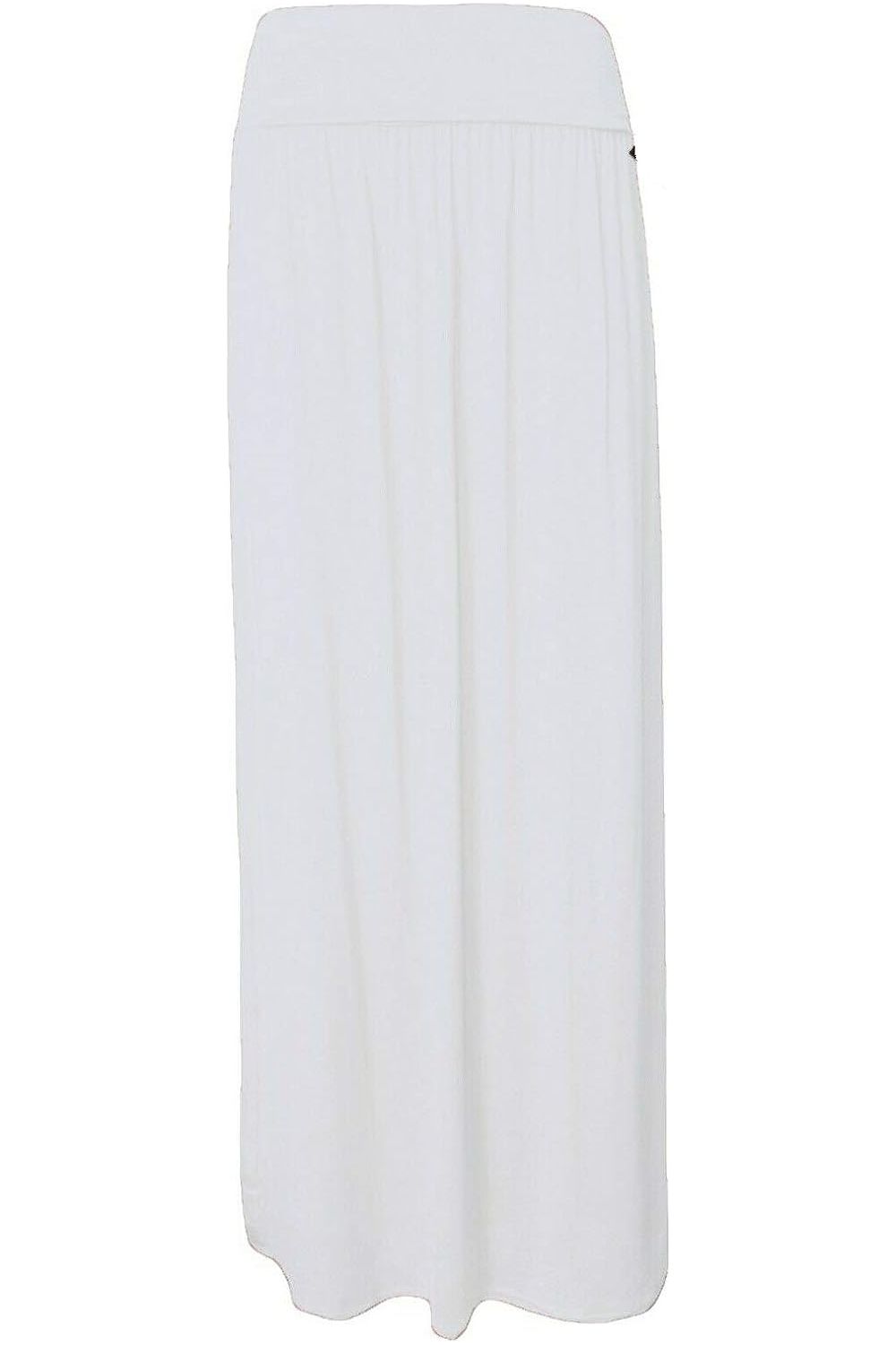 Red Plus Size Pleated Fold Over High Waist Gypsy Long Maxi Skirt For Women 20-22 - Dropwear