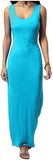 Wine Racer Back Maxi Dresses - Wine, White, Yellow, Turquoise For Women 16-18 - Dropwear