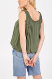 Red Balloon Ruffle Neck Vest For Women ONE SIZE - Dropwear
