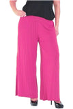Grey Wide Leg Flared Plain Palazzo Trouser For Women 8-10 - Dropwear