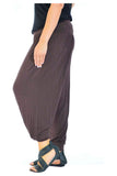 Grey Plus Size Harem Trousers Full Length For Women 20-22 - Dropwear