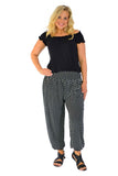Polka Dot Print Harem Trouser For Women  - Dropwear