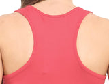 Coral Racer Back Bodycon Vest Top For Women 24-26 - Dropwear