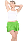 Fluorescent Pink RARA Mini Short Skirt For Women 8-10 - Dropwear