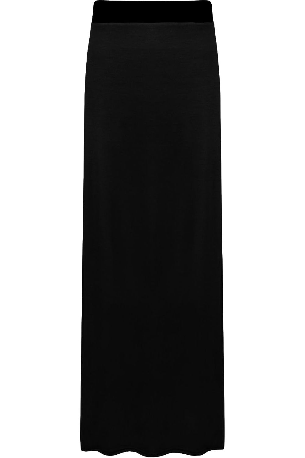 Blue Plus Size Pencil Long Maxi Skirt Elasticated Waist For Women 20-22 - Dropwear