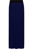 Cream Plus Size Pencil Long Maxi Skirt Elasticated Waist For Women 20-22 - Dropwear