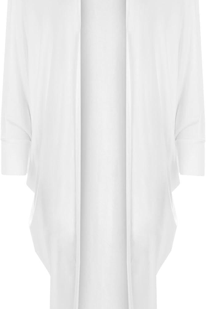 Plus Size Batwing Long Open Cardigan Top For Women  - Dropwear