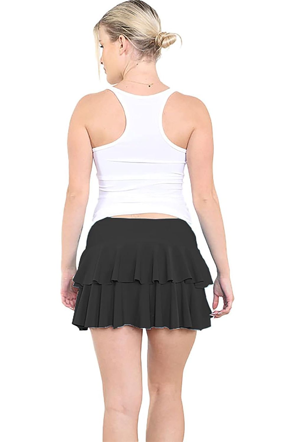 Black RARA Mini Short Skirt For Women 12-14 - Dropwear